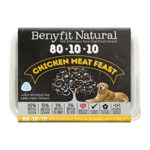 80-10-10  Chicken Meat Feast Adult Raw Working Dog Food