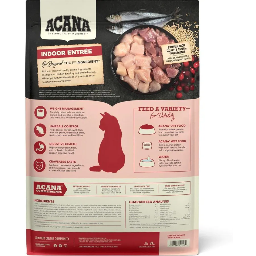 Acana Indoor Entrée Dry Cat Food