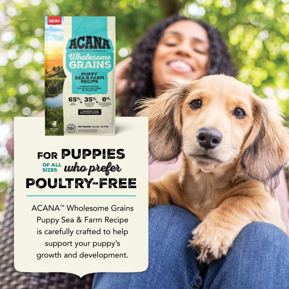 ACANA Wholesome Grains Puppy Sea & Farm Recipe Dry Dog Food