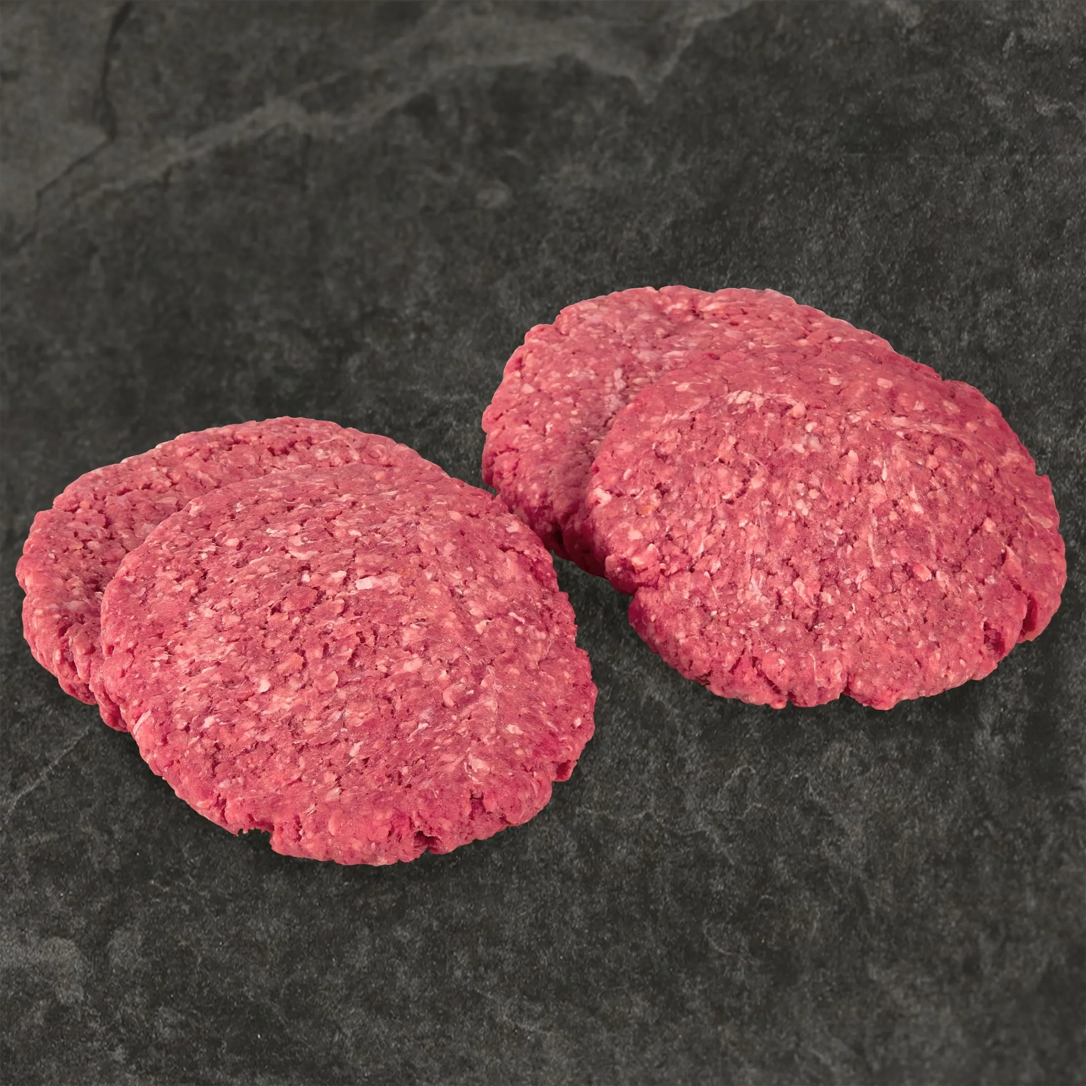 All Natural* 80% Lean/20% Fat Ground Beef Patties, 4 Count, 2 lb Tray