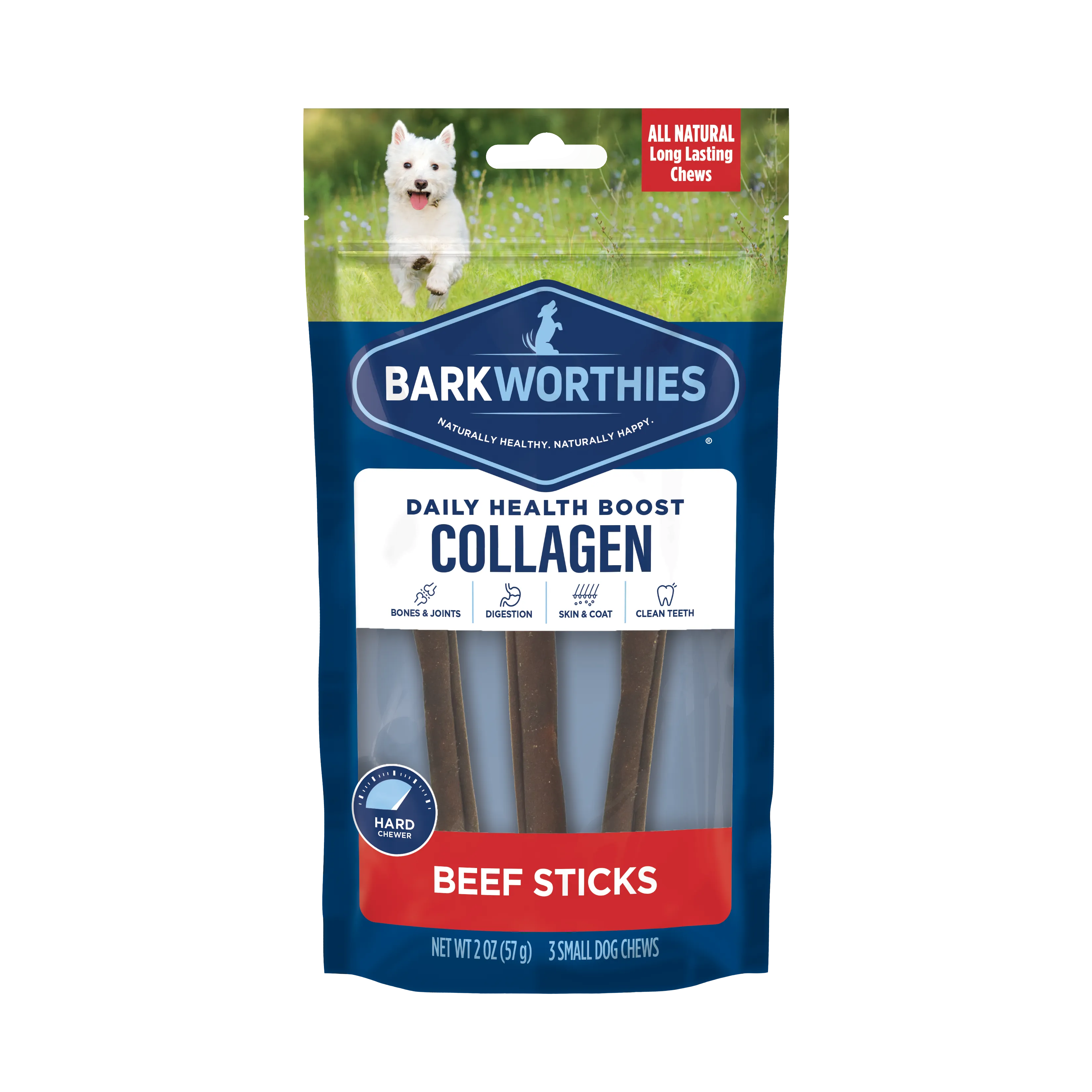 Barkworthies Beef Collagen Cane