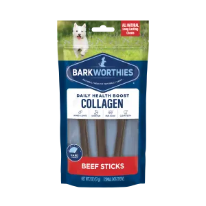 Barkworthies Collagen Beef Sticks for Dog