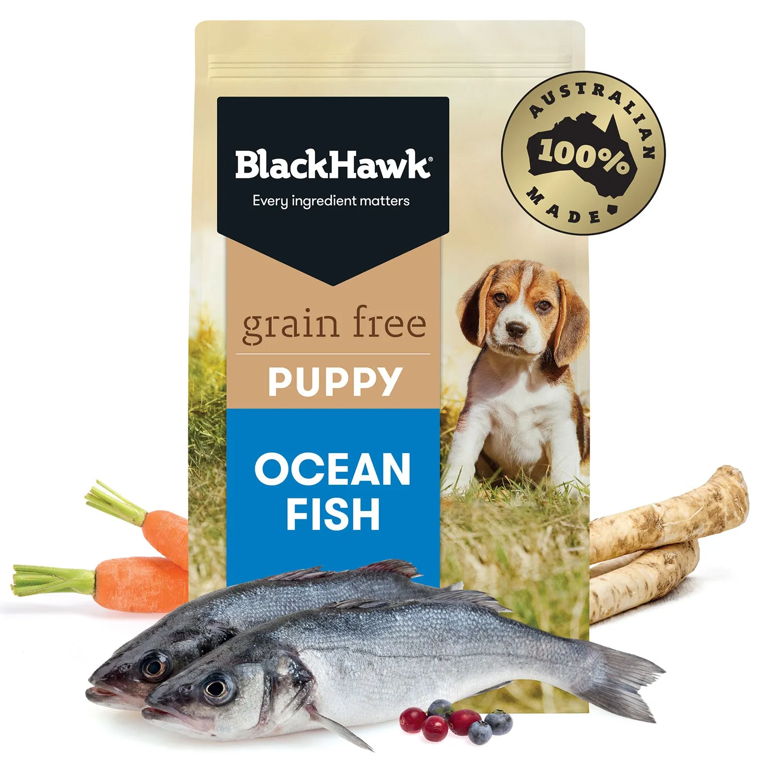 Black Hawk Grain Free Dog Food Puppy Ocean Fish