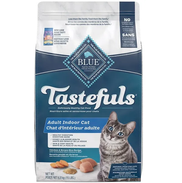 Blue Buffalo Adult Tastefuls Chicken Indoor Health  Cat Food