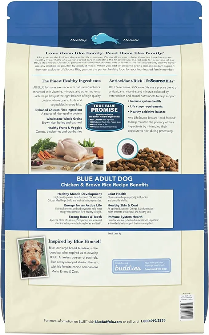 Blue Buffalo Life Protection Formula Natural Chicken And Brown Rice Recipe, Dry Dog Food