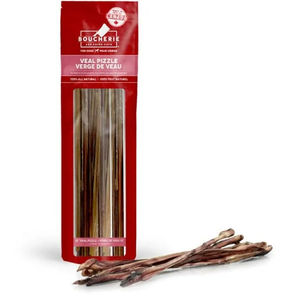 Boucherie Veal Pizzle Dog Bully Sticks