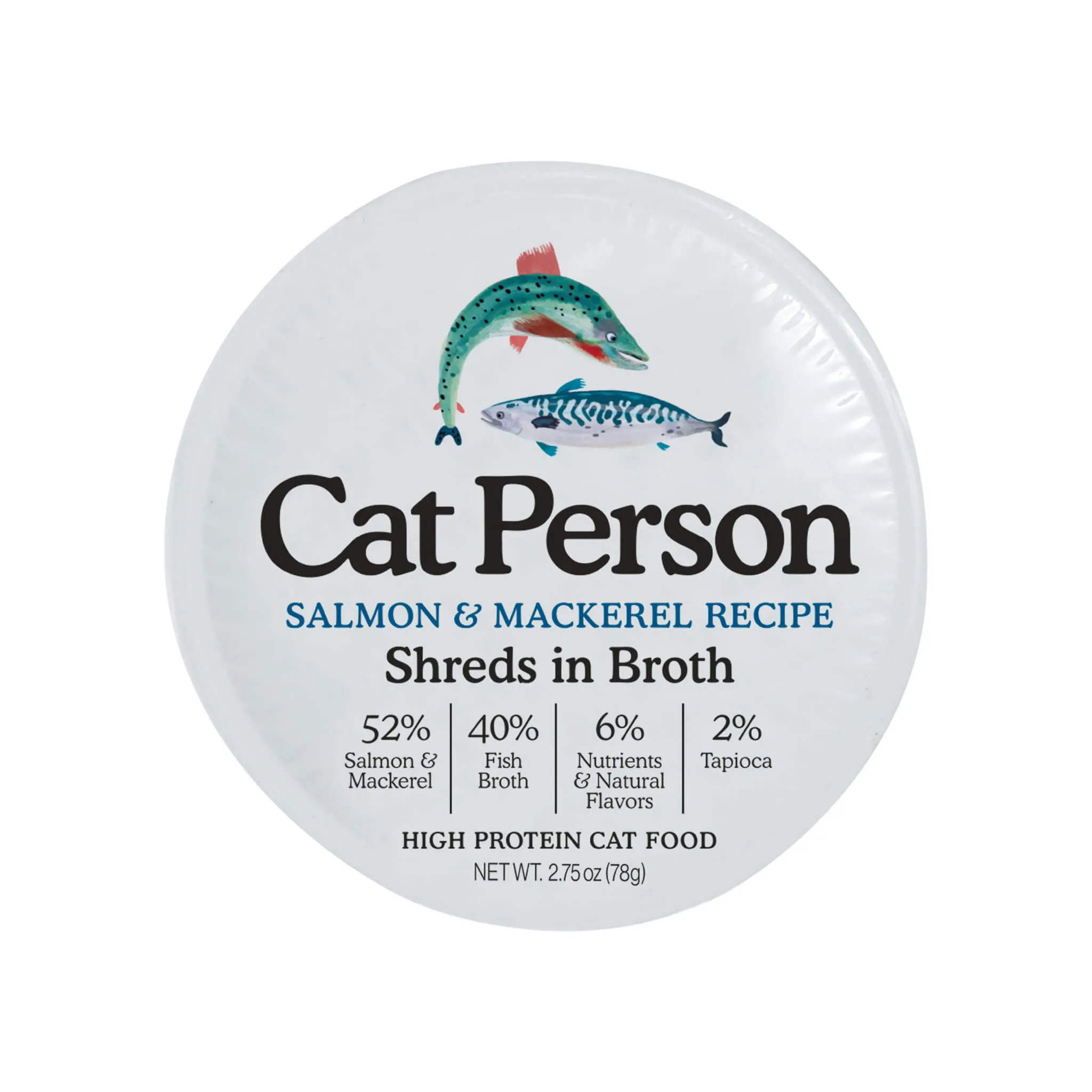 Cat Person Grain-Free Shreds Wet Cat Food 2.75 oz Case of 24