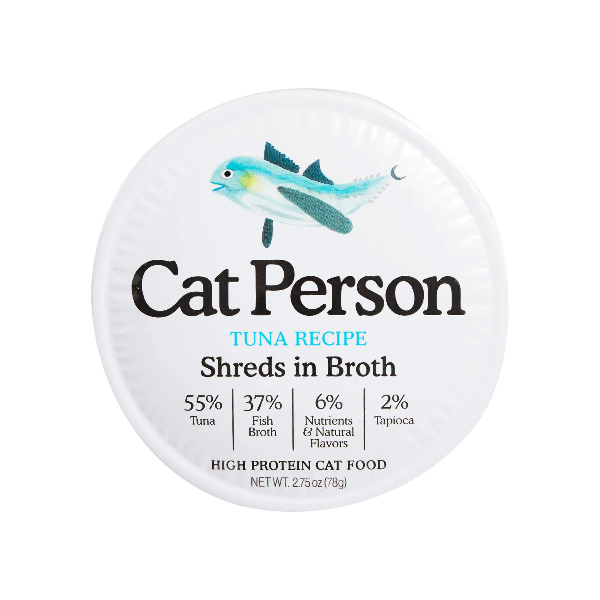 Cat Person Grain-Free Shreds Wet Cat Food 2.75 oz Case of 24