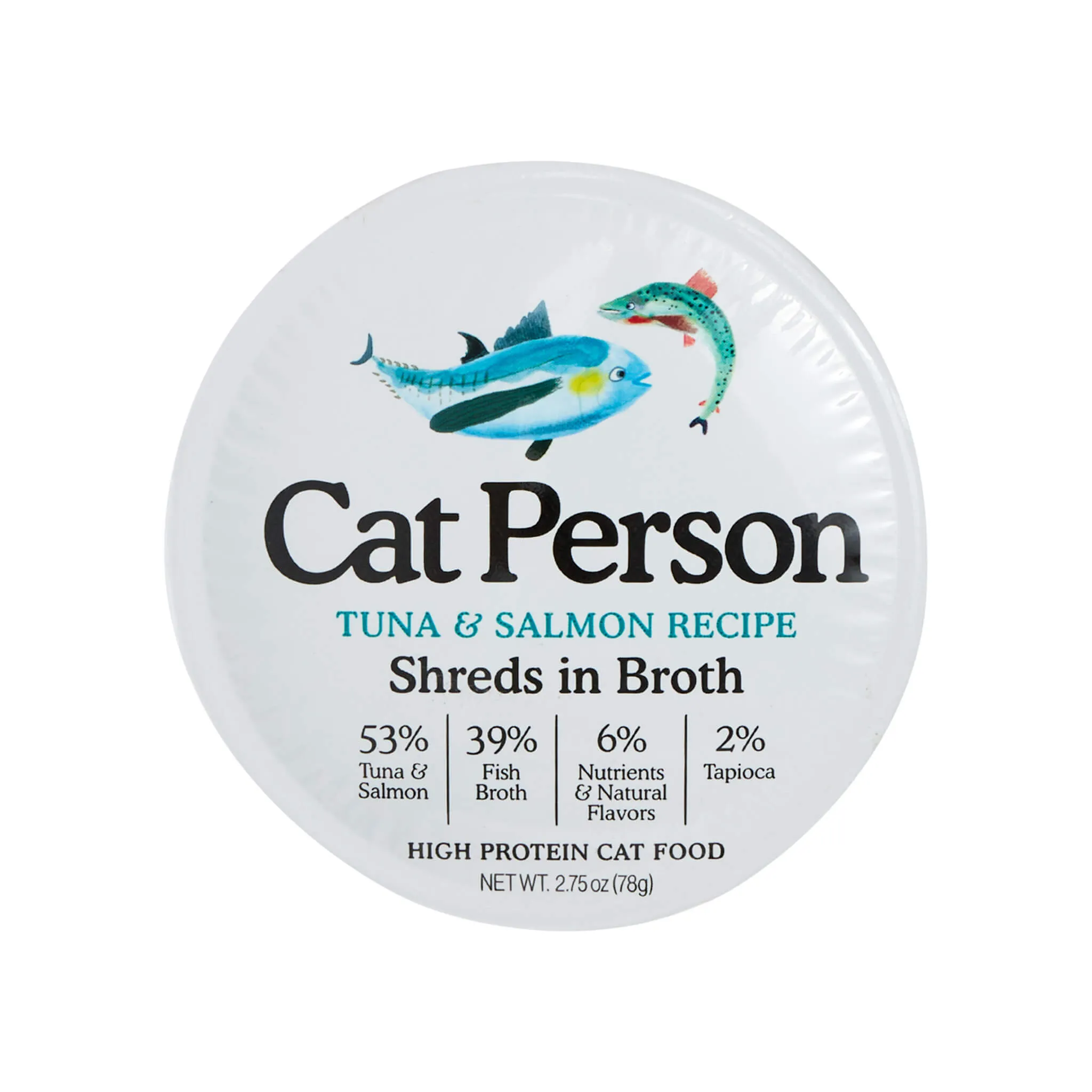 Cat Person Grain-Free Shreds Wet Cat Food 2.75 oz Case of 24