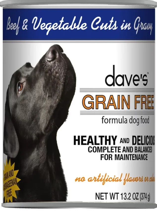 Dave’s Grain Free Beef & Vegetable Cuts in Gravy Canned Dog Food