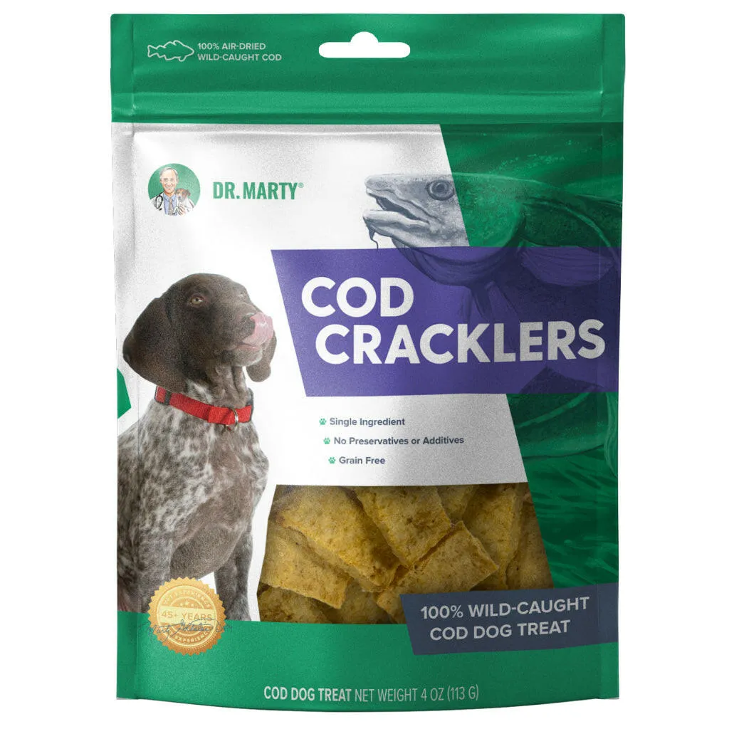 Dr Marty Cod Cracklers Freeze Dried Cod Dog Treats