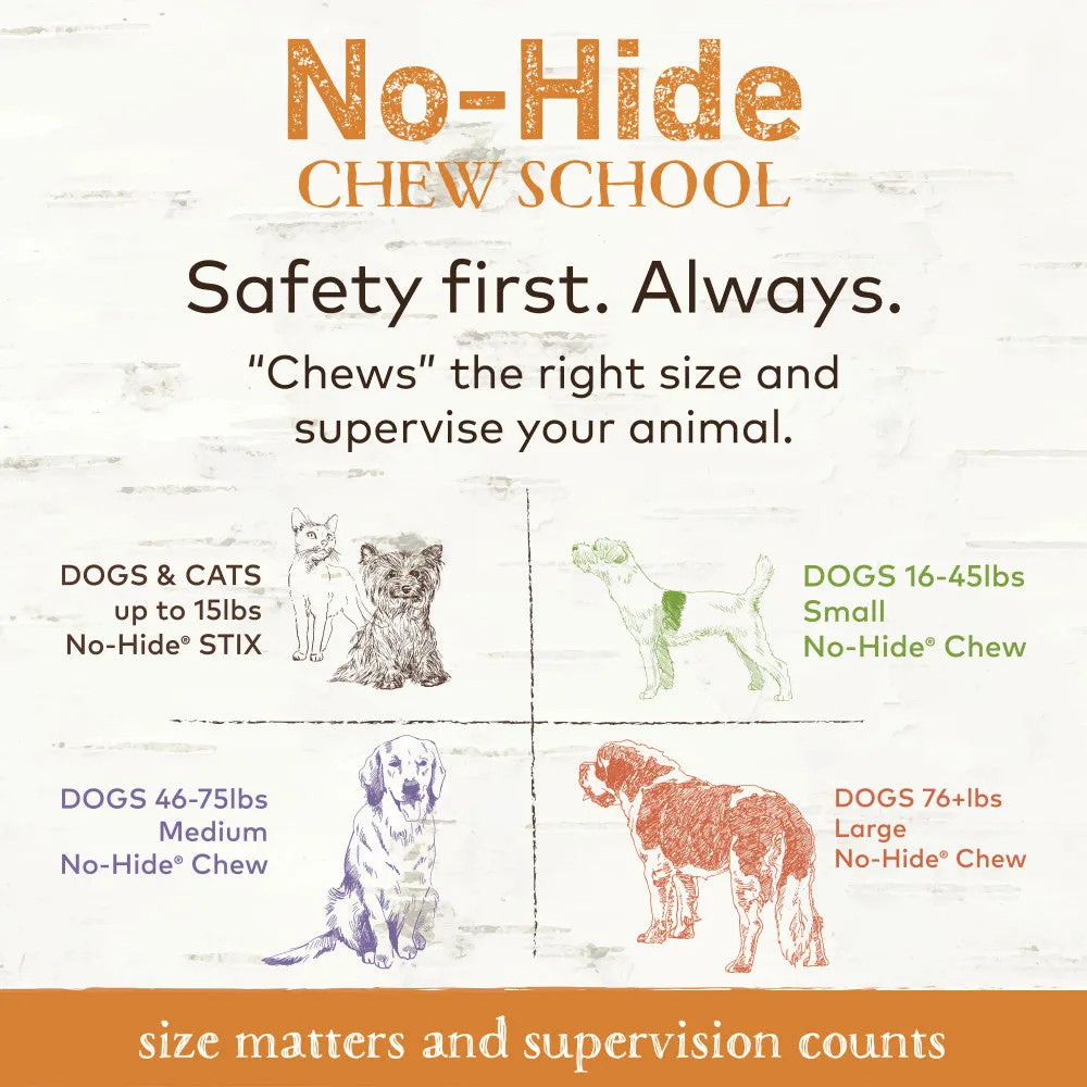 Earth Animal No-Hide Chicken Chew Dog Treat, Small, 2-pack