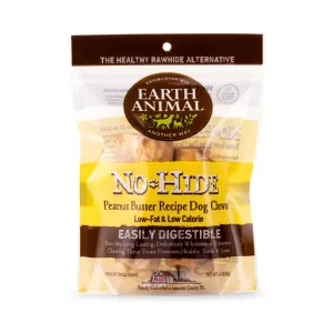 Earth Animal No-Hide Peanut Butter Chew Dog Treat, Small, 2-pack