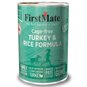 FirstMate Cage-free Turkey & Rice Formula Canned Dog Food