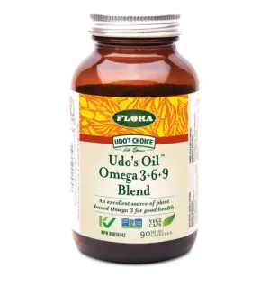 Flora Udo's Oil 3-6-9 Blend (90 Softgel Capsules)