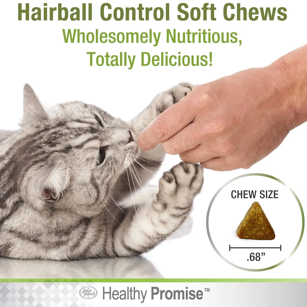 Four Paws Healthy Promise Hairball Control Soft Chews For Cats  (90 ct)