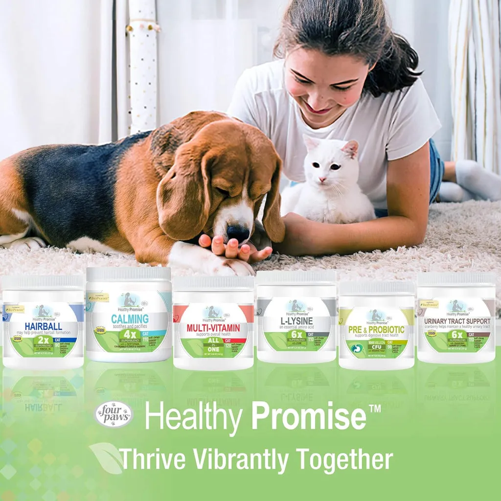 Four Paws Healthy Promise Hairball Control Soft Chews For Cats  (90 ct)