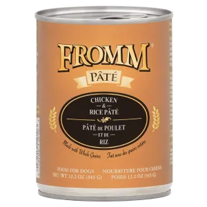 Fromm Chicken & Rice Pate Canned Dog Food 12.2oz