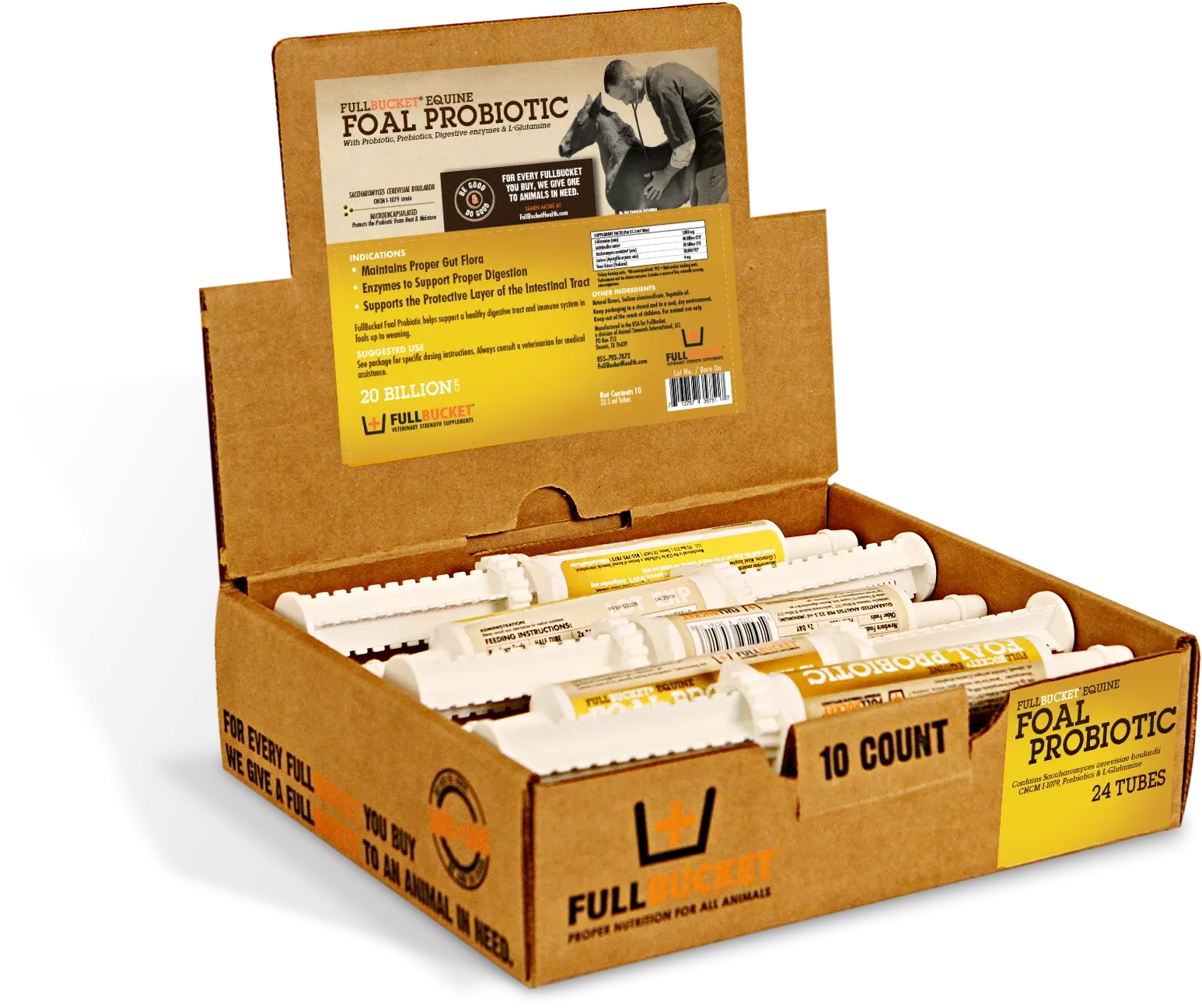 Fullbucket Foal Probiotic Paste (10 tube)