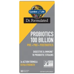 Garden of Life Dr. Formulated Probiotic 100 Billion CFU 30 Veg Caps