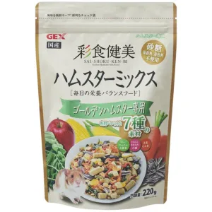 Gex Saishoku Kenbi 7 Ingredient Golden Hamster Mix Food 220g