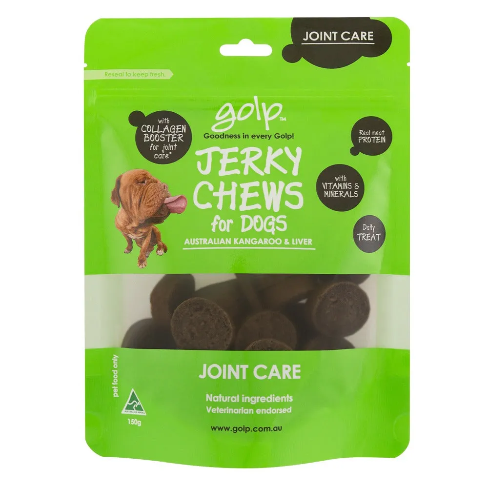 Golp Jerky Chews Kangaroo & Liver Dog Treats 150g