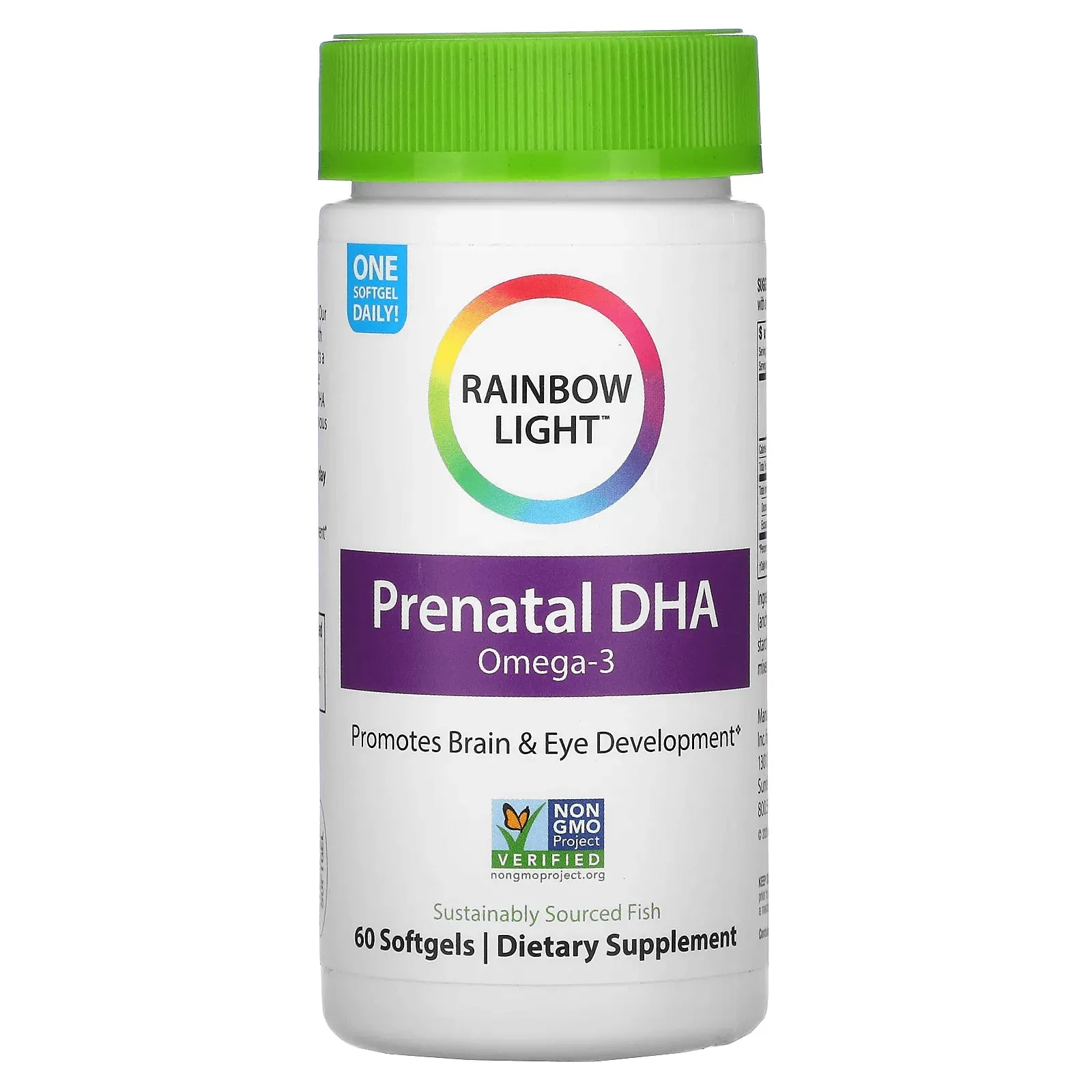 HA Pregnancy Omega 3, 60 Softgels, Rainbow Light