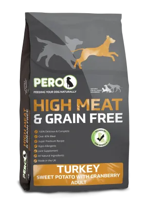 High Meat & Grain Free - Turkey & Sweet Potato with Cranberry