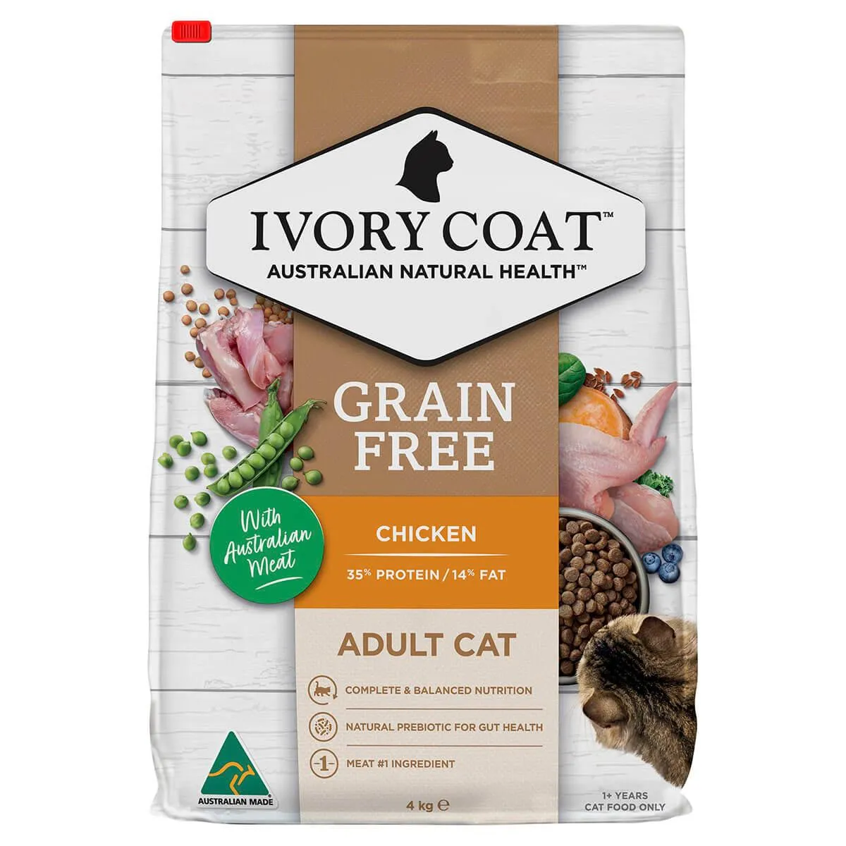 Ivory Coat Grain Free Adult Chicken Dry Cat Food