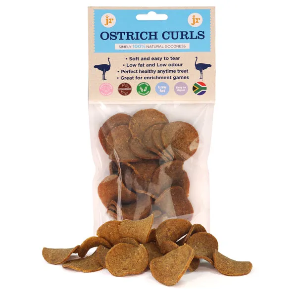 Jr Pet Ostrich Curls Dog Treat