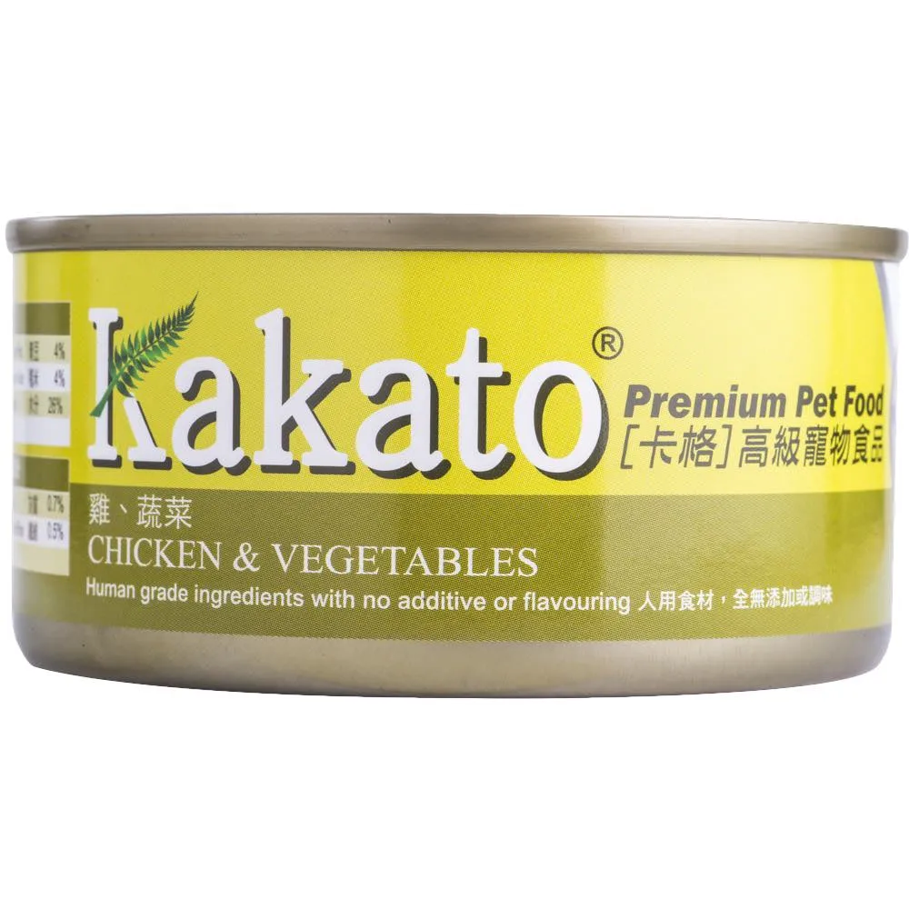 Kakato Chicken & Vegetables Canned Cat & Dog Food 170g