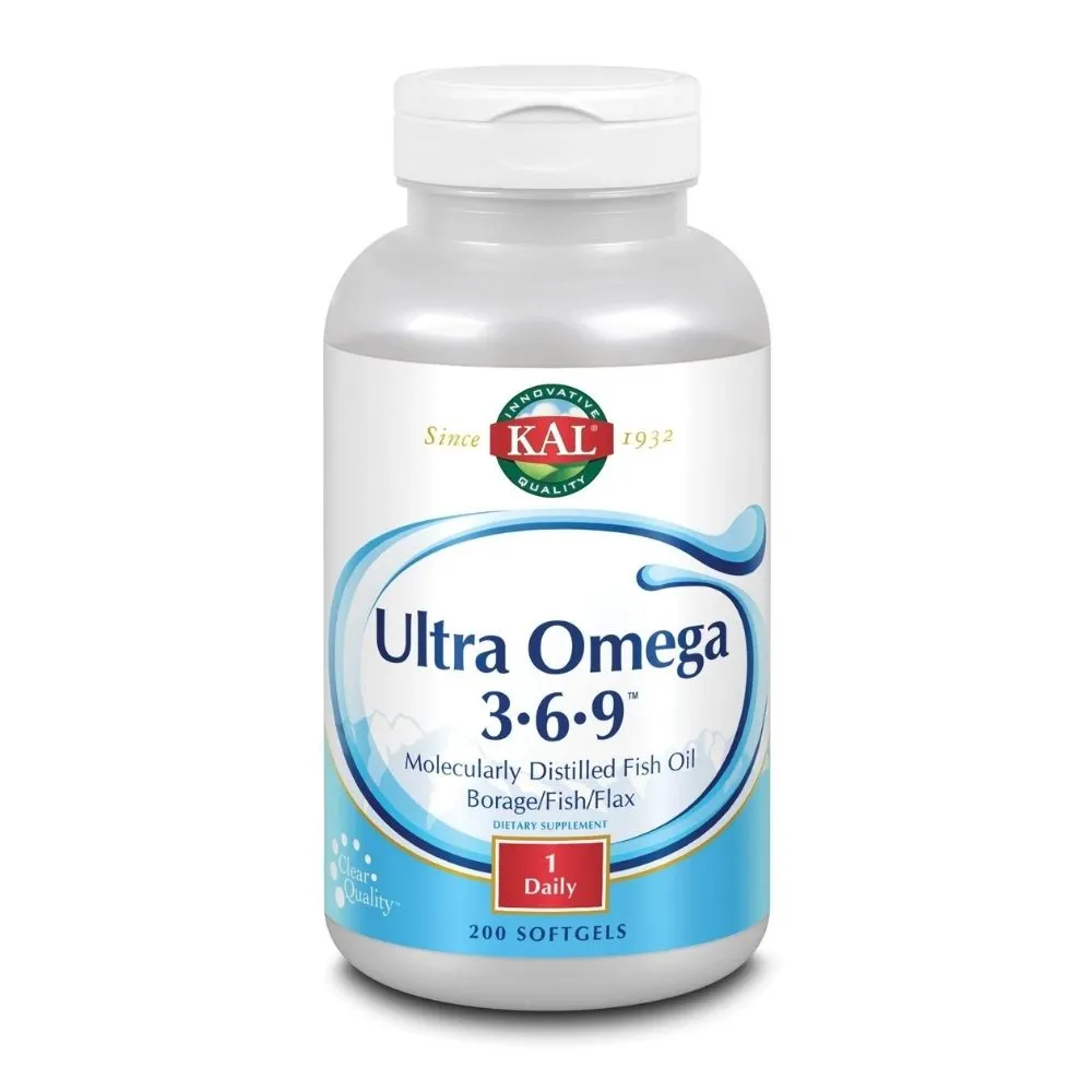 Kal Ultra Omega 3-6-9 200 Softgels