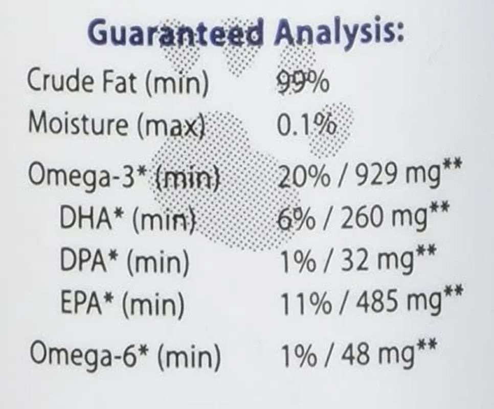 Life Line Pet Nutrition Wild Alaskan Fish Oil Omega-3 Supplement for Skin & Coat – Supports Brain, Eye & Heart Health in Dogs & Cats