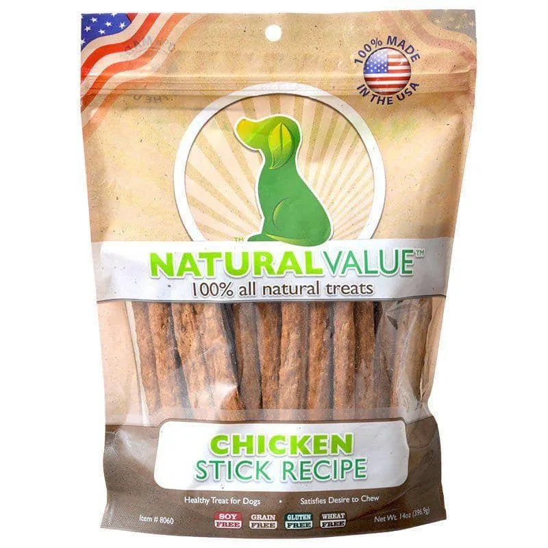 Loving Pets Natural Value Chicken Sticks - 14 oz