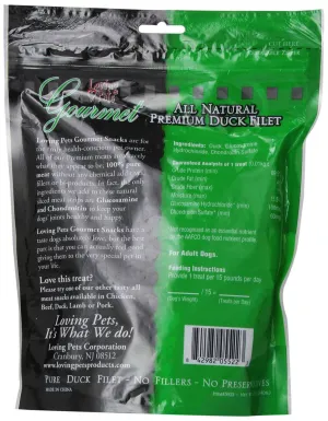 Loving Pets Premium Duck Jerky Strips with Glucosamine And Chondroitin 12oz