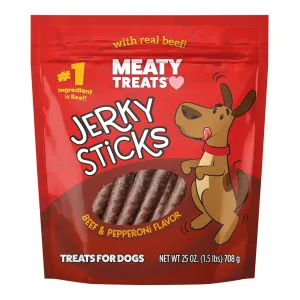 Meaty Treats Beef/Pepperoni Sticks, 22.5 oz