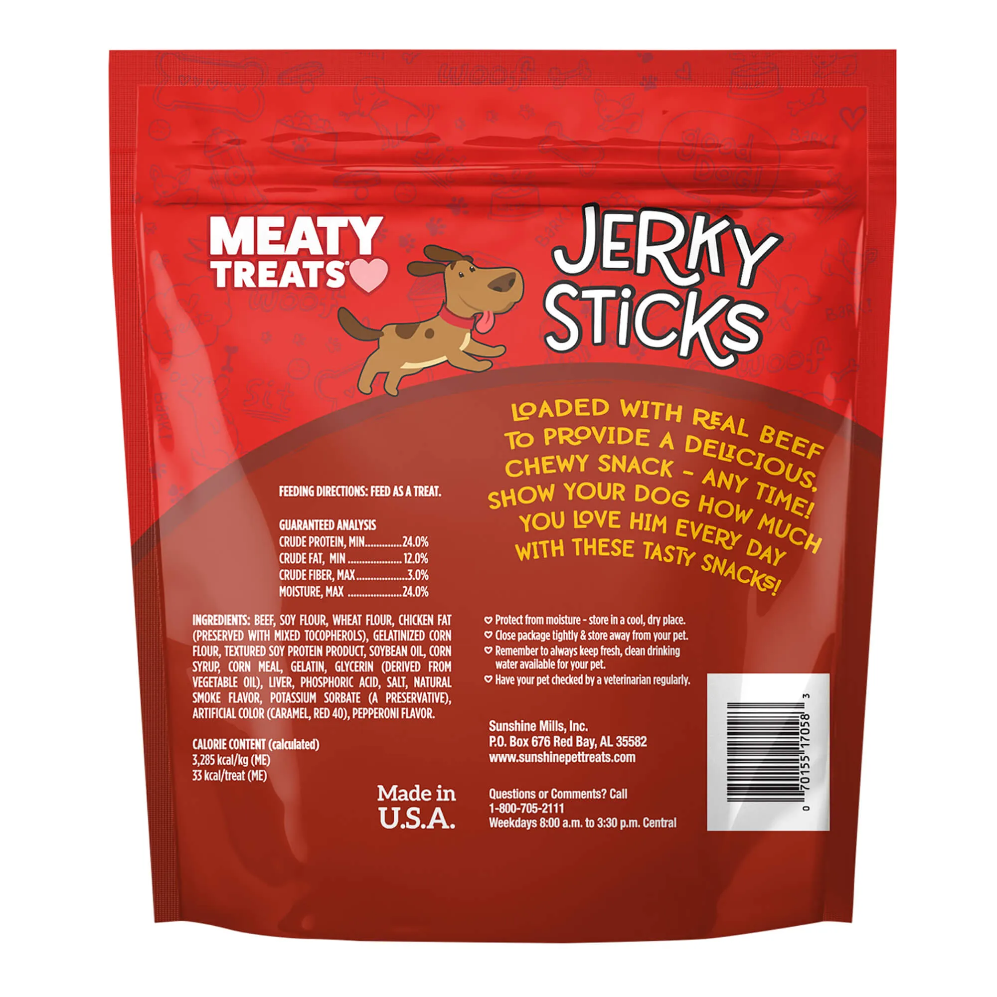 Meaty Treats Beef/Pepperoni Sticks, 22.5 oz