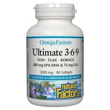 Natural factors - ultimate 3-6-9 (1200mg)