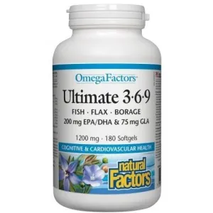 Natural factors - ultimate 3-6-9 (1200mg)