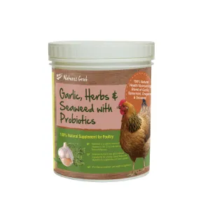 Natures Grub Garlic, Herbs & Seaweed with Probiotics