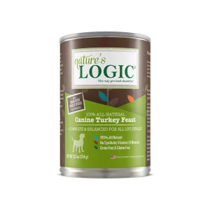 Nature's Logic Canine Turkey Feast 13.2 oz Canned Wet Food for Dogs