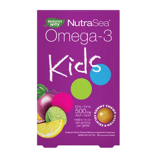 Nature's Way NutraSea Omega-3 Kids Gummy Chews (30 Gummies)