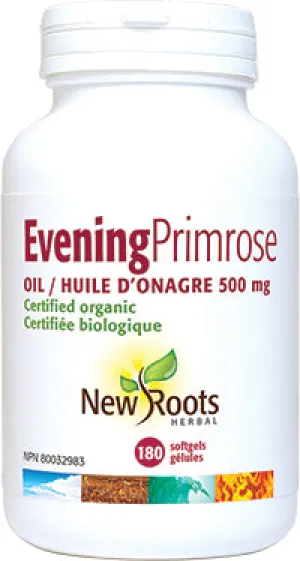 New Roots Evening Primrose Oil (500mg) (180 SoftGels)