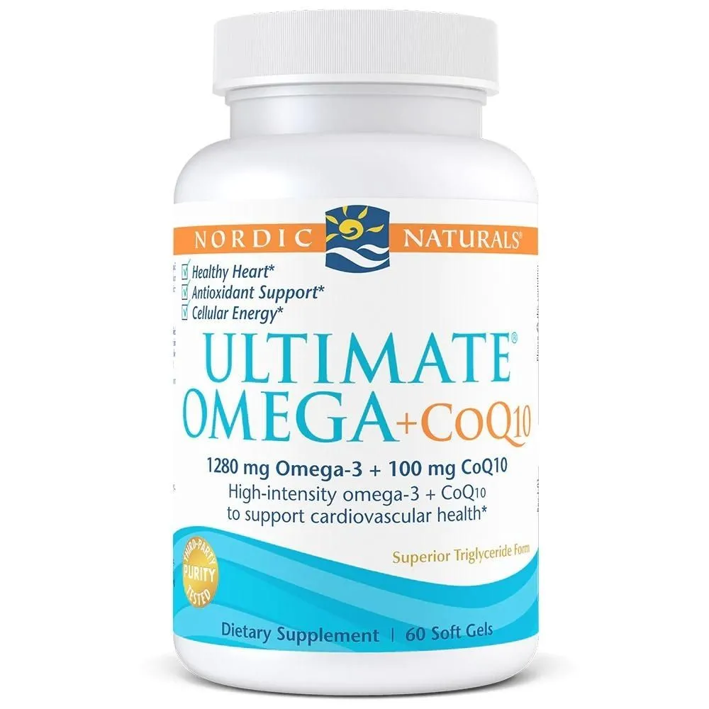 Nordic Naturals Ultimate Omega   CoQ10 60 Softgels