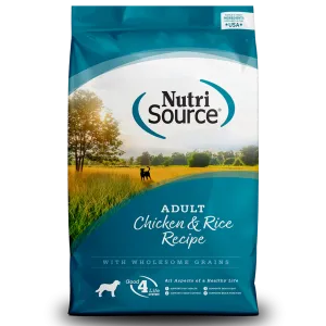 NutriSource Adult Chicken & Rice Formula Dry Dog Food