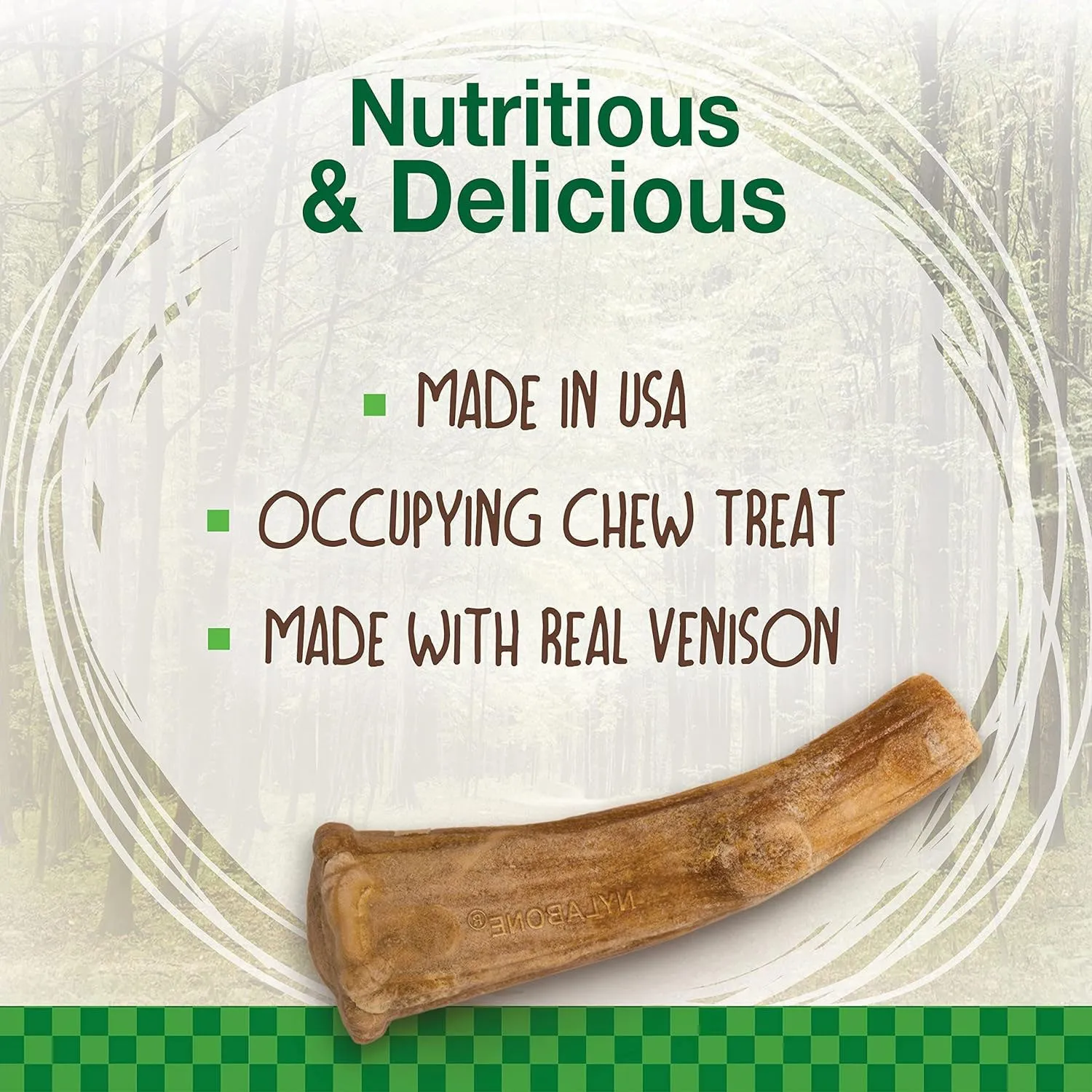 Nylabone Healthy Edibles Antlers 2-Pack