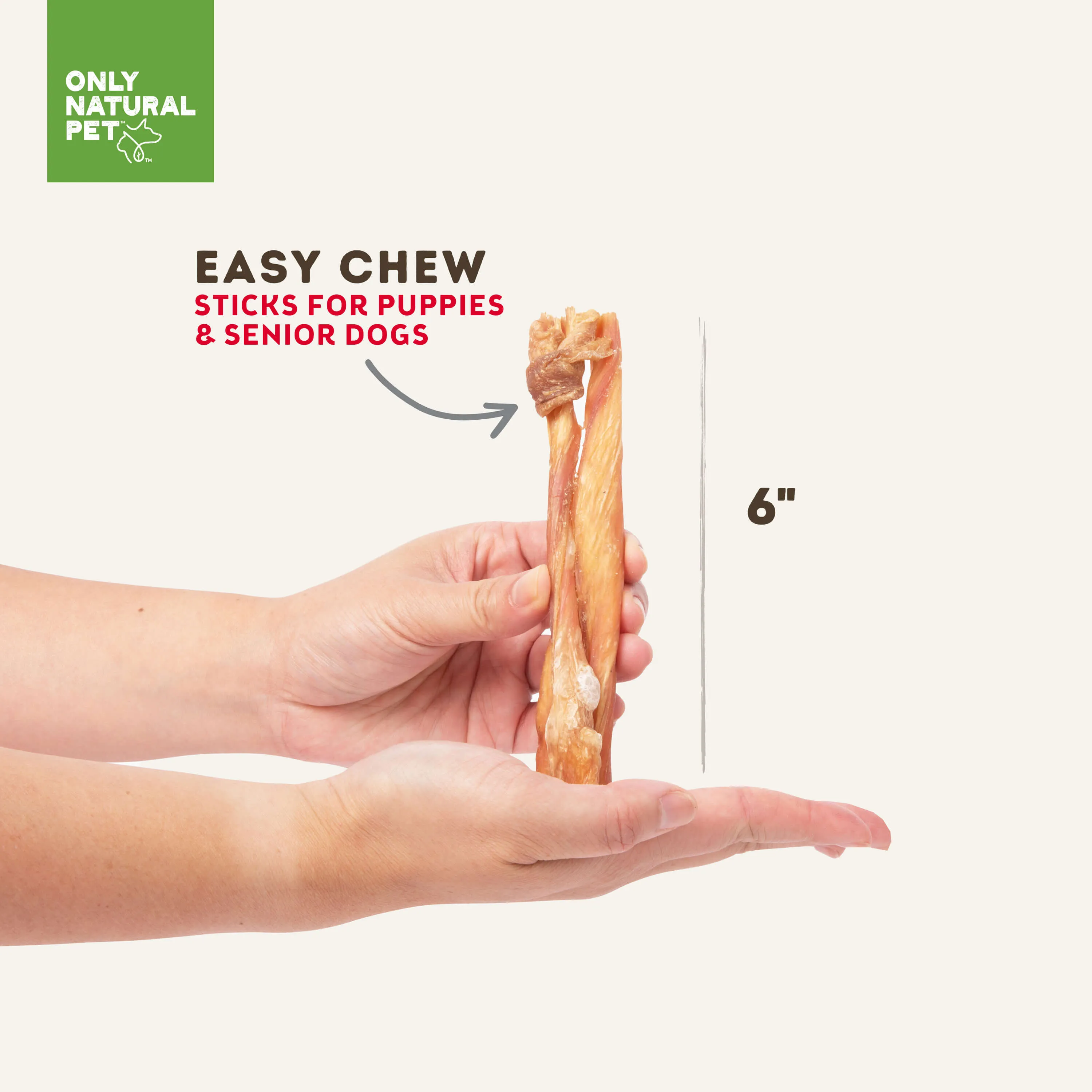 Only Natural Pet Free Range Soft Easy Chew Sticks for Puppies & Senior Dogs