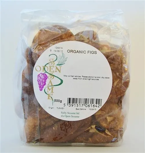 Open Sesame Figs Organic 500G