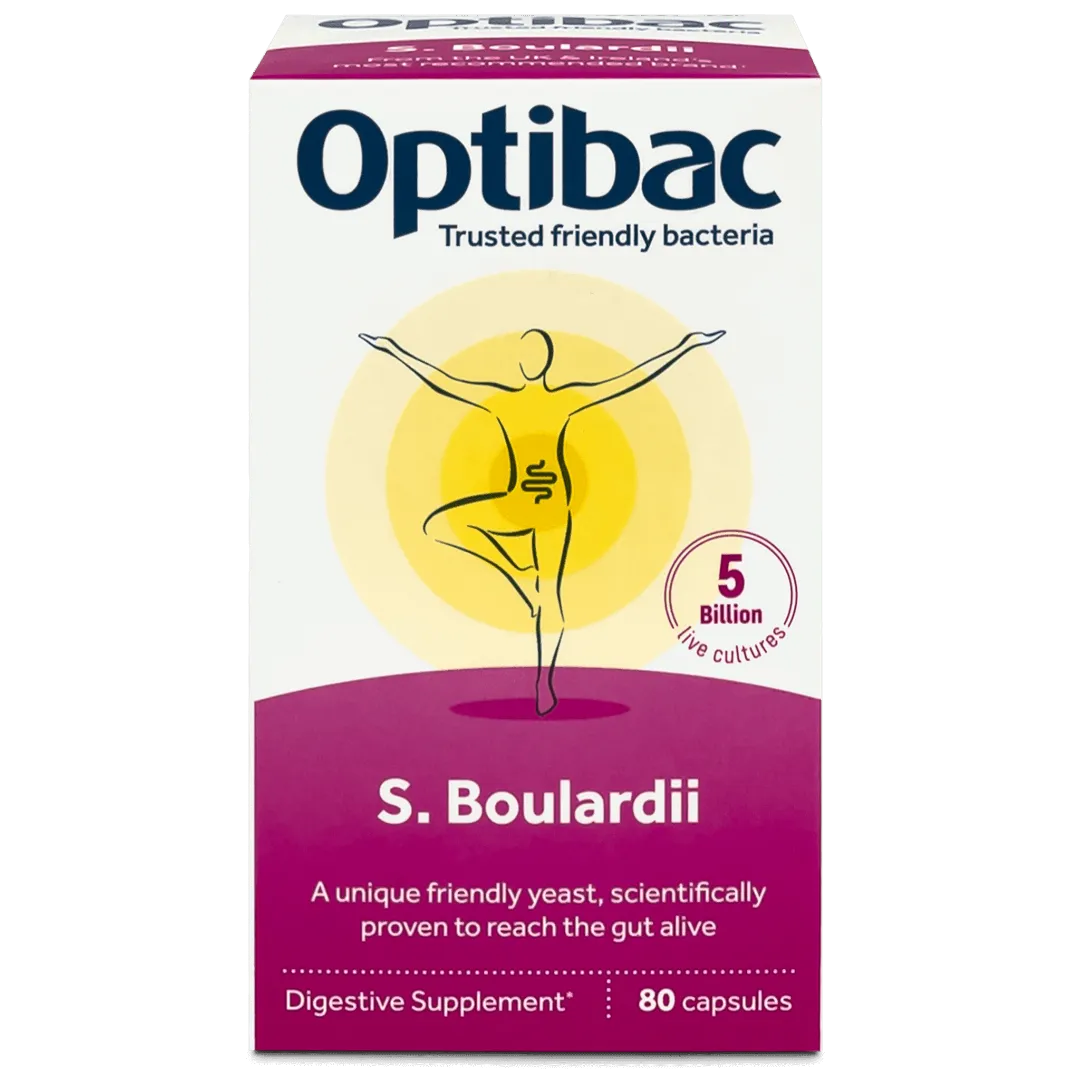 OptiBac Saccharomyces Boulardii 80 Capsules