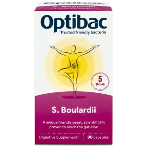 OptiBac Saccharomyces Boulardii 80 Capsules